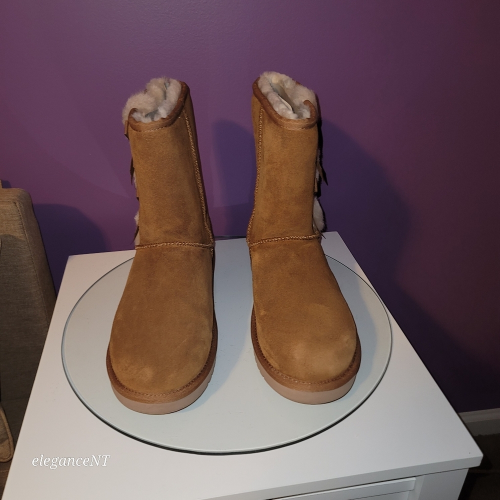 Koolaburra By UGG Tan Furrt Boots Sz: 10 - Picture 2 of 9